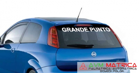 Fiat Grande Punto szélvédőmatrica