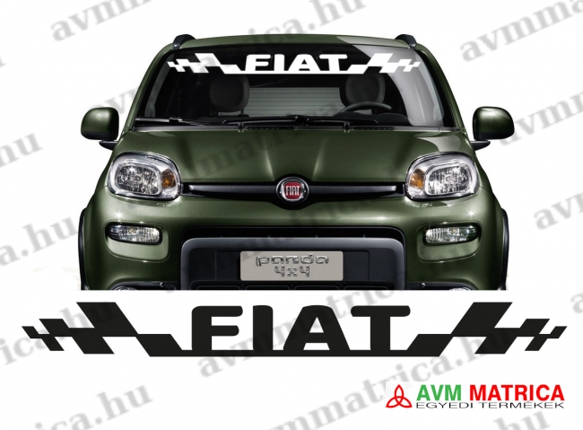 Fiat szélvédőmatrica 2