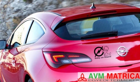 Opel baby on board autómatrica