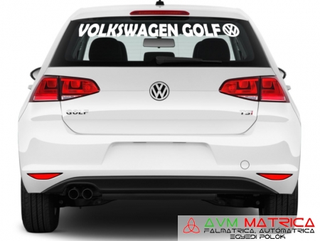 Volkswagen golf szélvédőmatrica