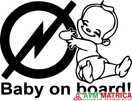 Opel baby on board autómatrica