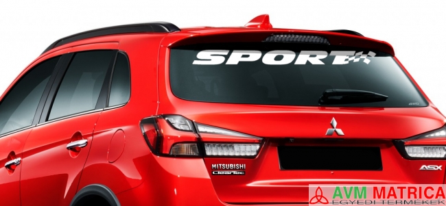 SPORT szélvédőmatrica