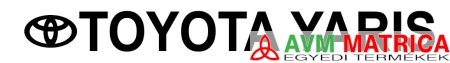 Toyota Yaris szélvédőmatrica Toyota Yaris szélvédőmatrica