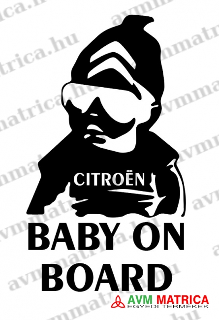 Citroen baby on board 2 matrica