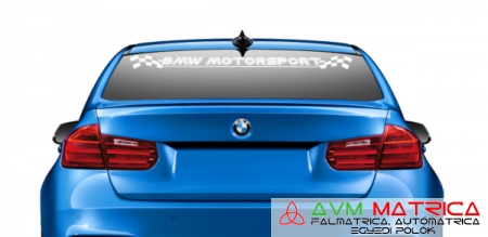 BMW motorsport szélvédőmatrica