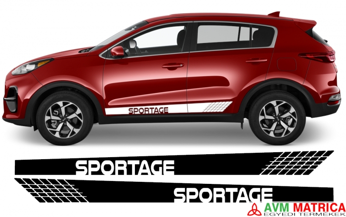 KIA SPORTAGE oldalcsík matrica