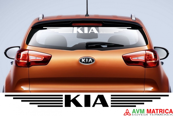 KIA szélvédőmatrica 3 KIA szélvédőmatrica 3