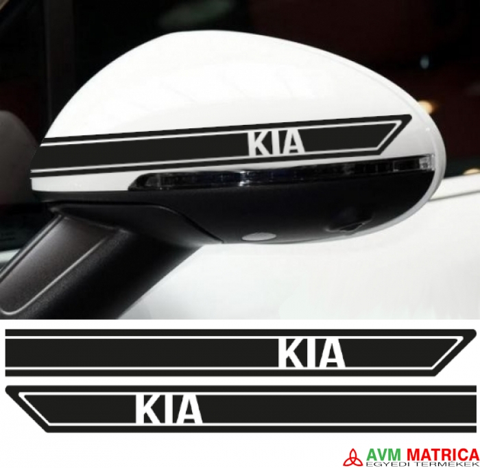 KIA visszapillantó dekorcsík matrica 6