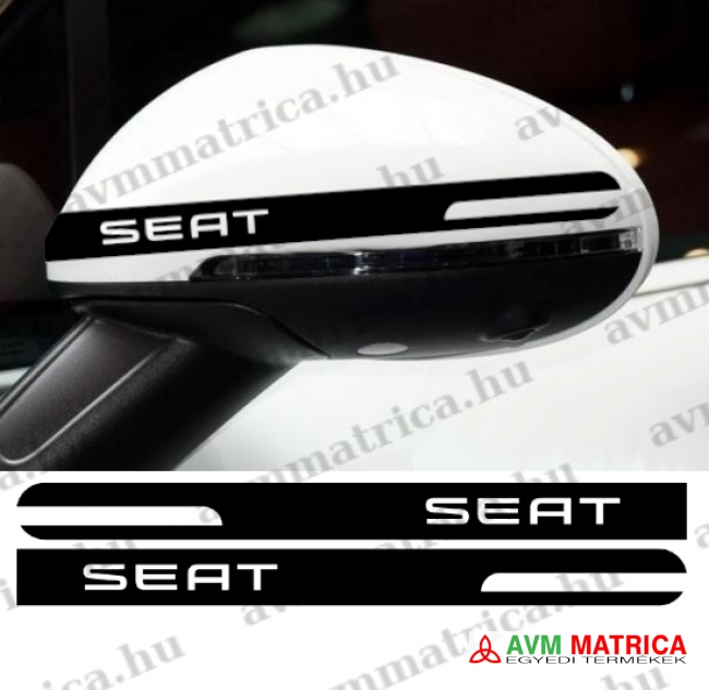 Seat visszapillantó dekorcsík 4 matrica Seat visszapillantó dekorcsík 4 matrica