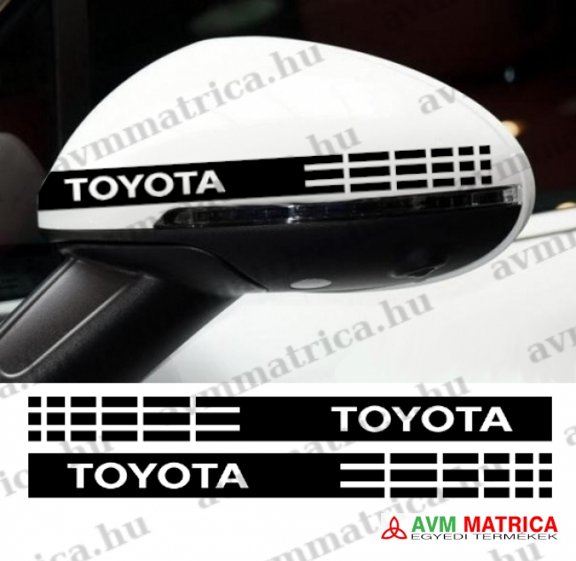 TOYOTA visszapillantó dekorcsík matrica 2 TOYOTA visszapillantó dekorcsík matrica 2
