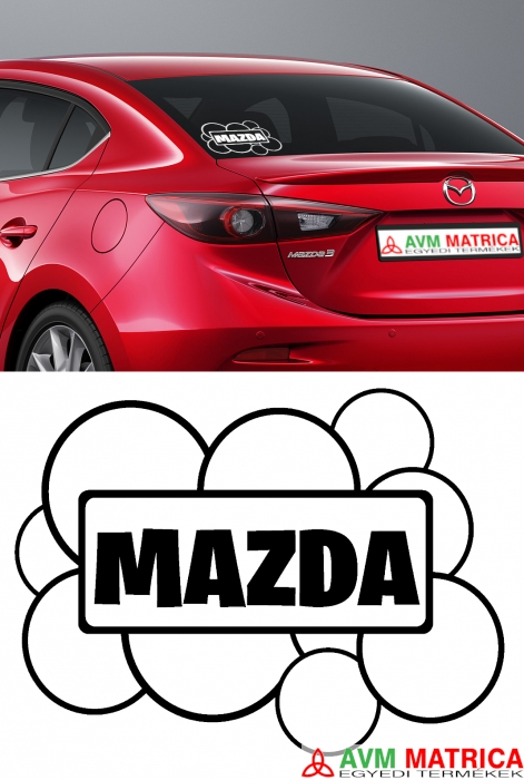 Mazda buborék matrica