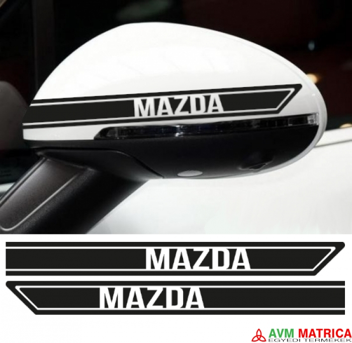 Mazda visszapillantó dekorcsík matrica 6