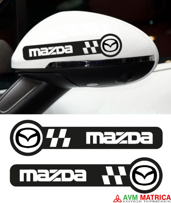 Mazda visszapillantó dekorcsík matrica 7 Mazda visszapillantó dekorcsík matrica 7