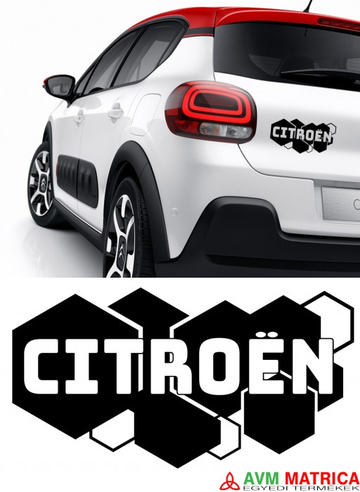 Méhsejt hátteres Citroen matrica Méhsejt hátteres Citroen matrica