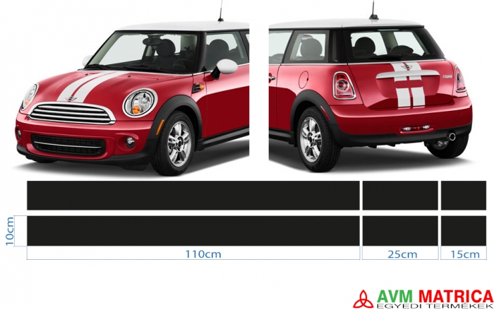 Mini Cooper sport csík