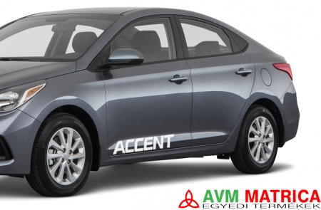 Hyundai ACCENT felirat