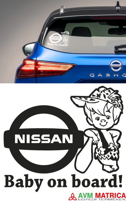 Nissan Baby on board - fiús matrica