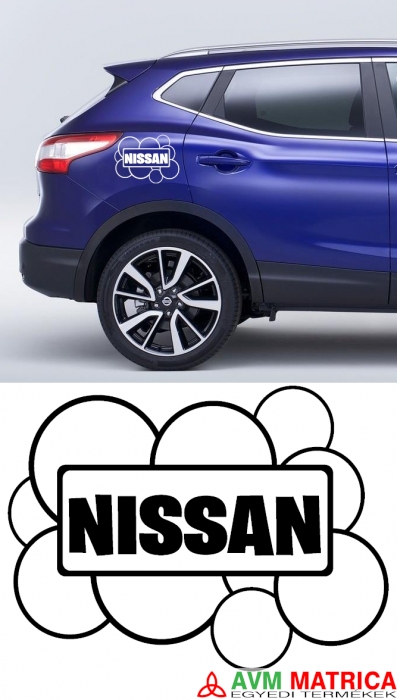 Nissan buborék matrica Nissan buborék matrica