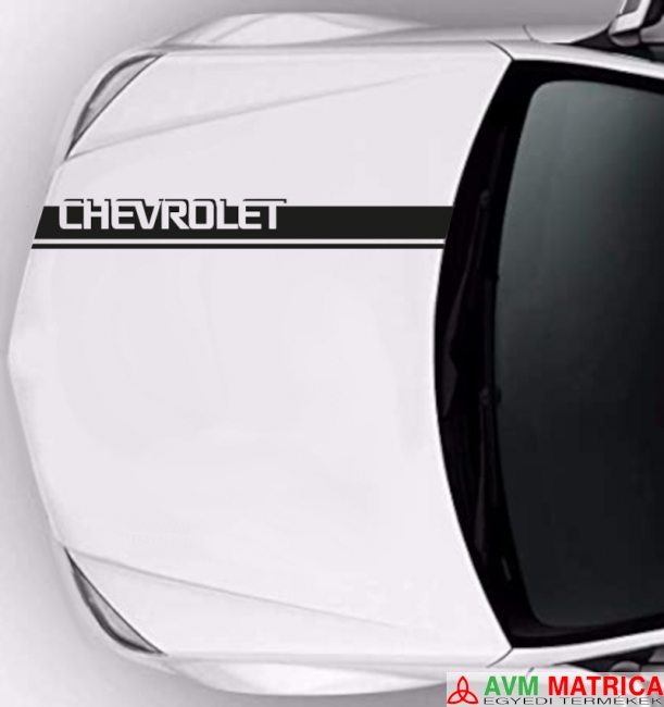 Chevrolet autómatrica motorháztetőre
