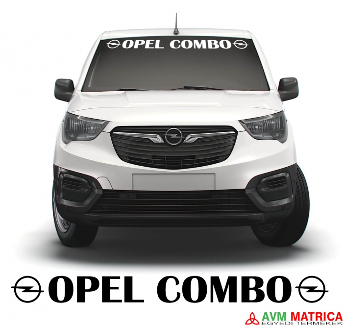 Opel Combo szélvédőmatrica