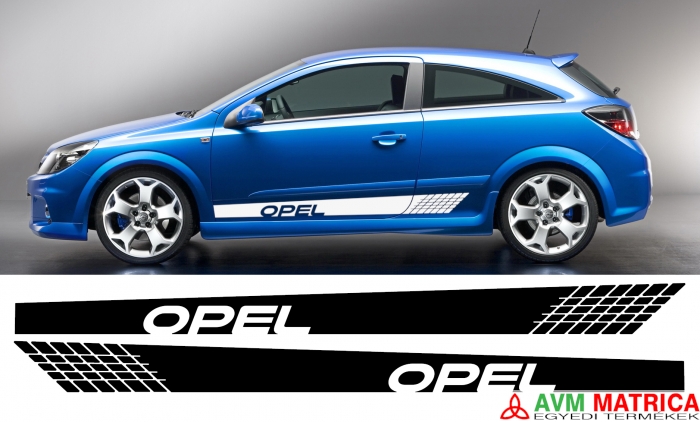Opel oldalcsík matrica 2