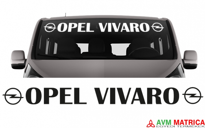 Opel Vivaro szélvédőmatrica