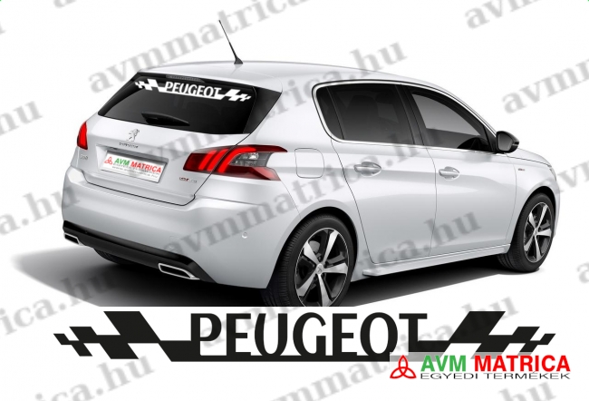 Peugeot szélvédőmatrica 2 Peugeot szélvédőmatrica 2
