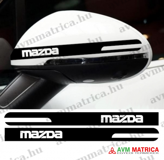 MAZDA visszapillantó dekorcsík matrica 4