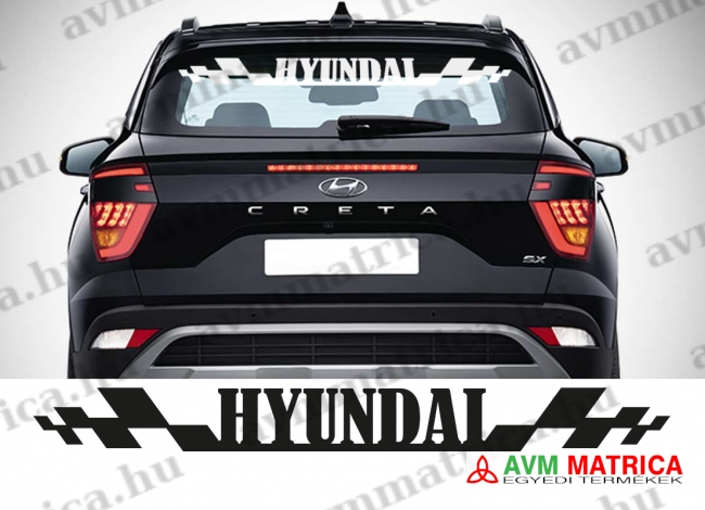 Hyundai szélvédőmatrica 2 Hyundai szélvédőmatrica 2