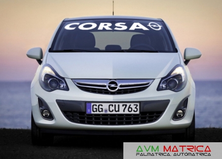Corsa szélvédőmatrica