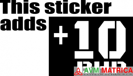 This sticker adds ... autómatrica This sticker adds ... autómatrica