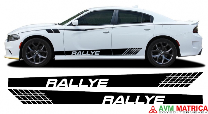 Rallye oldalcsík matrica