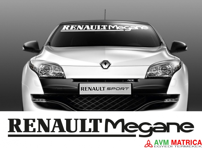 Renault Megane szélvédőmatrica