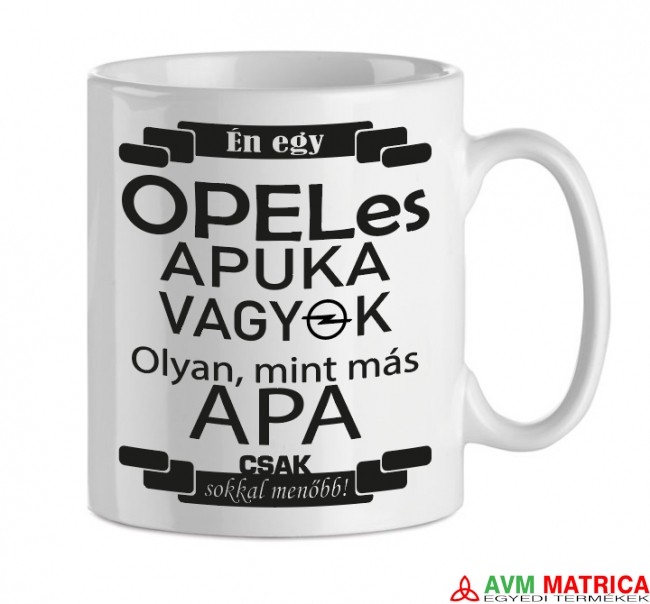 Opeles apuka bögre