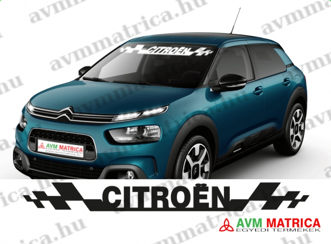 Citroen szélvédőmatrica 4