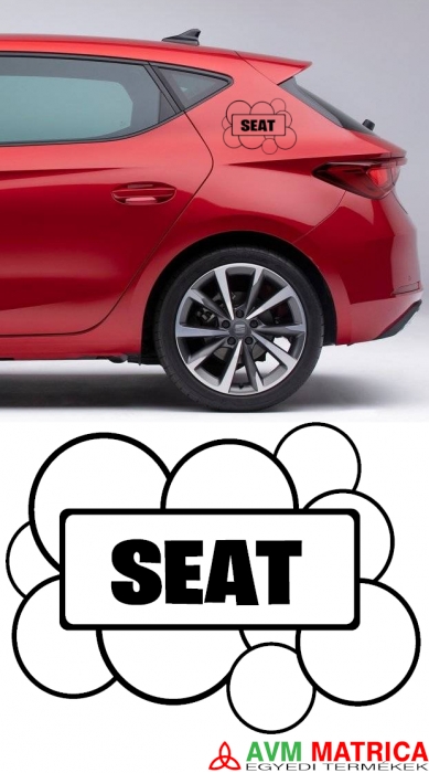 Seat buborék matrica
