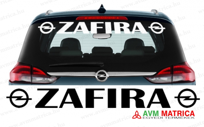 Zafira szélvédőmatrica