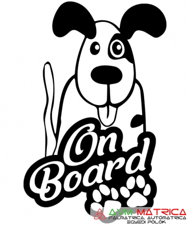 Dog on board autómatrica