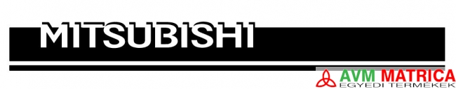 Mitsubishi matrica motorháztetőre