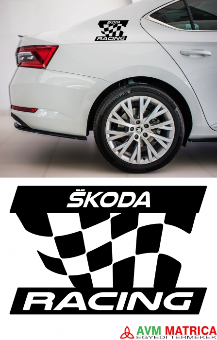 Skoda racing matrica Skoda racing matrica