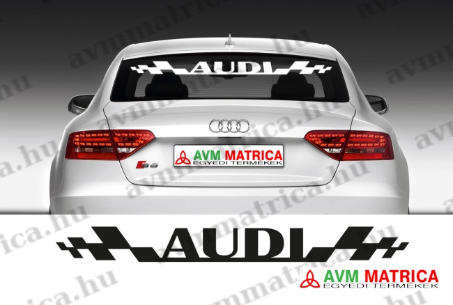 Audi szélvédőmatrica 3