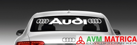 Audi szélvédőmatrica 2