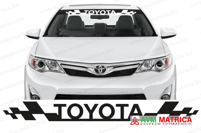 Toyota szélvédőmatrica 2