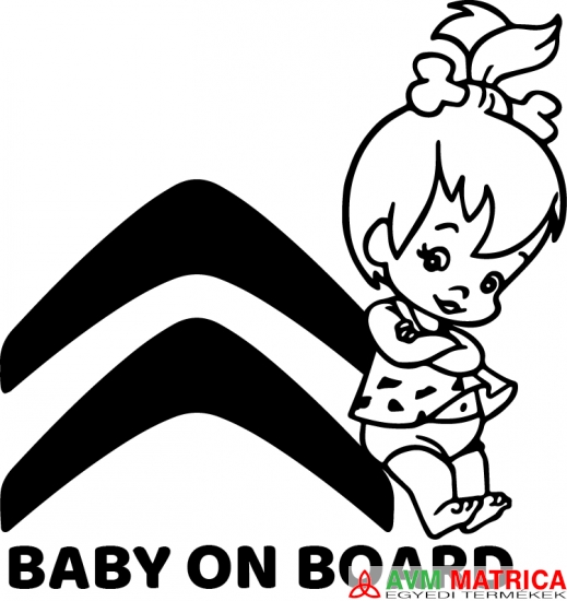 Citroen baby on board - csajos autómatrica Citroen baby on board - csajos autómatrica