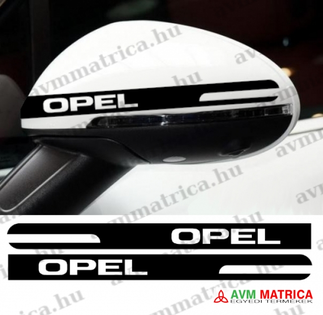 Opel visszapillantó dekorcsík matrica 4