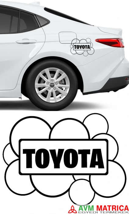 Toyota buborék matrica Toyota buborék matrica