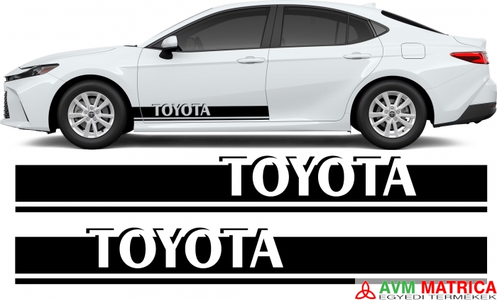 Toyota oldalcsík 3 matrica