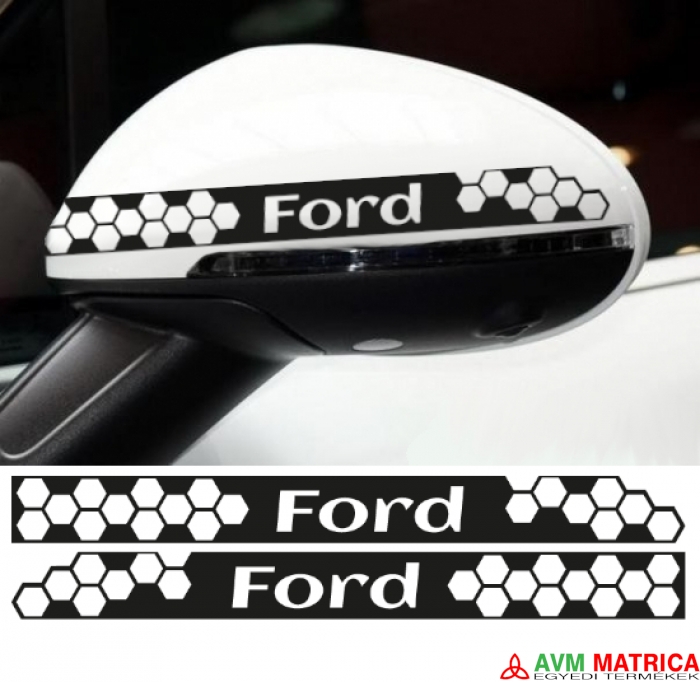 Ford visszapillantó dekorcsík matrica 5 Ford visszapillantó dekorcsík matrica 5