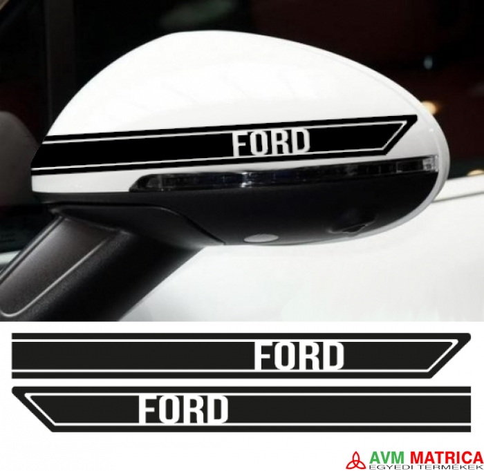 Ford visszapillantó dekorcsík matrica 6 Ford visszapillantó dekorcsík matrica 6