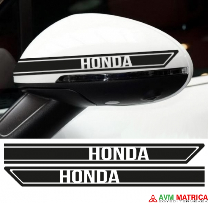 Honda visszapillantó dekorcsík matrica 6